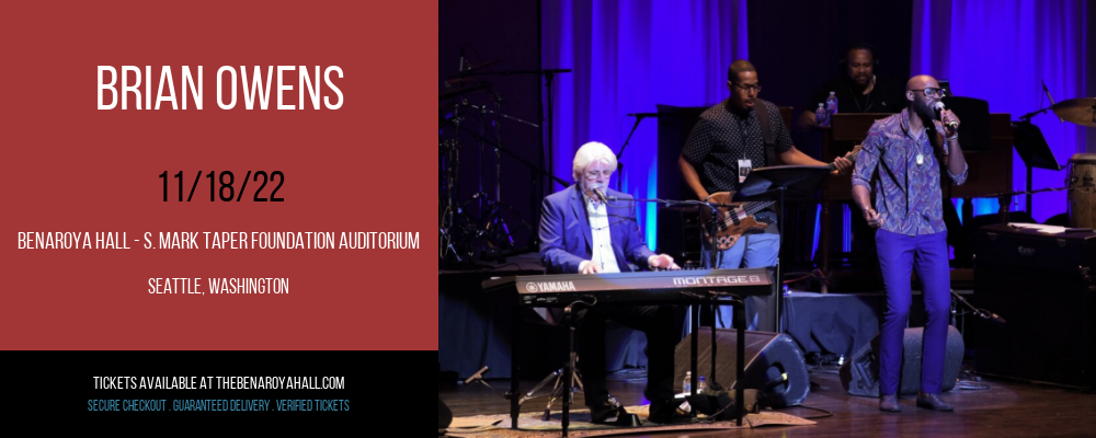 Brian Owens at Benaroya Hall