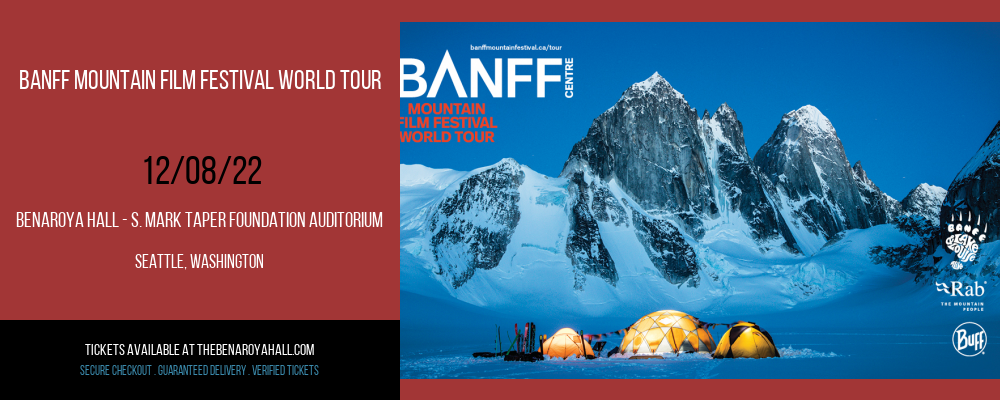 Banff Mountain Film Festival World Tour at Benaroya Hall