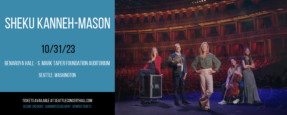 Sheku Kanneh-Mason at Benaroya Hall - S. Mark Taper Foundation Auditorium