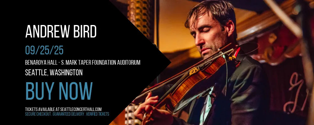 Andrew Bird at Benaroya Hall - S. Mark Taper Foundation Auditorium