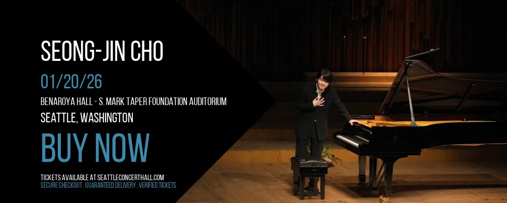 Seong-Jin Cho at Benaroya Hall - S. Mark Taper Foundation Auditorium