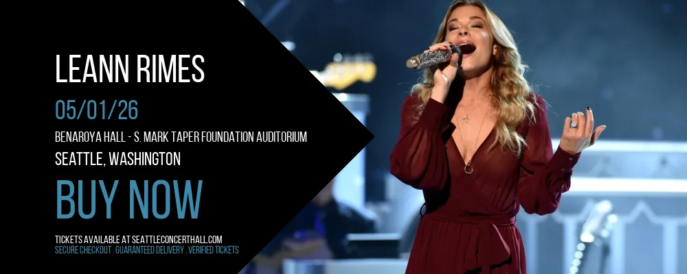 LeAnn Rimes at Benaroya Hall - S. Mark Taper Foundation Auditorium